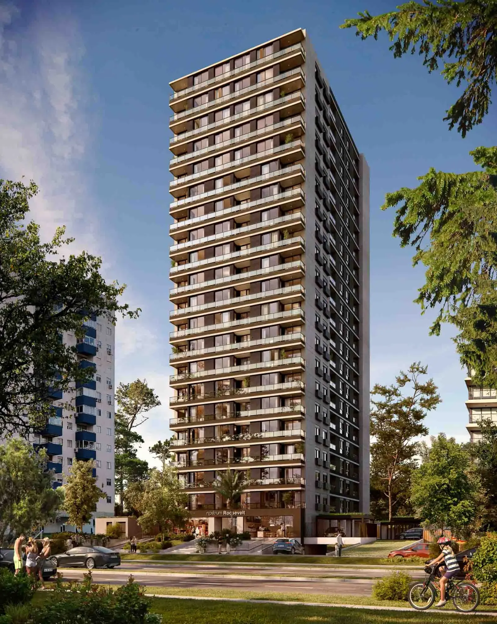 Nostrum Roosevelt, Parada 19 — fachada